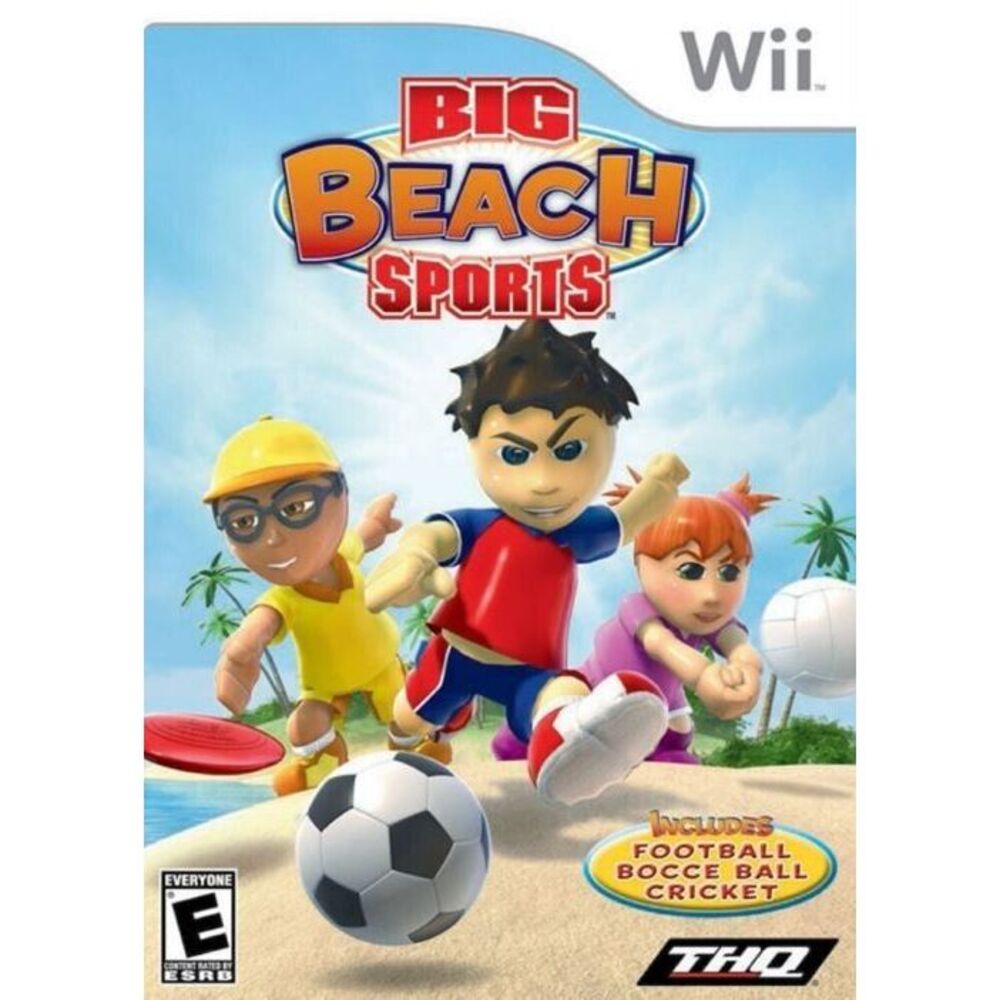 Wii Big Beach Sports Game- with Case & Instruction Booklet